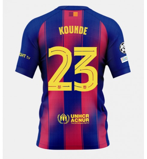 Barcelona Jules Kounde #23 Domácí Dres 2025-26 Krátký Rukáv Barcelona Jules Kounde #23 Domácí Dres 2025-26 Krátký Rukáv